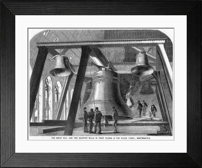 Framed Print : Big Ben Installed Framed Print : Big Ben Installed