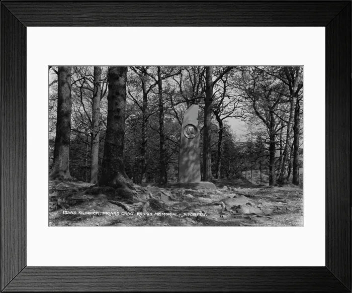 Framed Print : Ruskin Memorial at Friars Crag Framed Print : Ruskin Memorial at Friars Crag