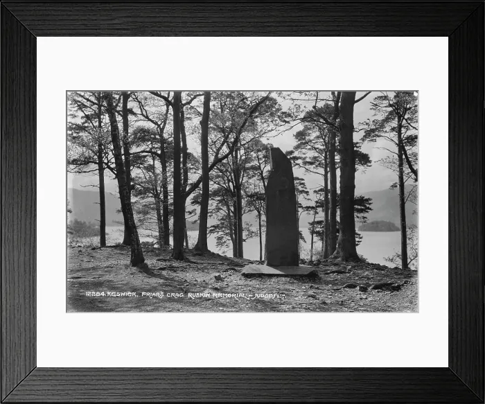 Framed Print : Ruskin Memorial at Friars Crag Framed Print : Ruskin Memorial at Friars Crag