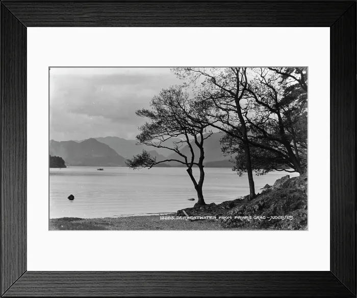 Framed Print : View of Derwentwater from Friars Crag Framed Print : View of Derwentwater from Friars Crag