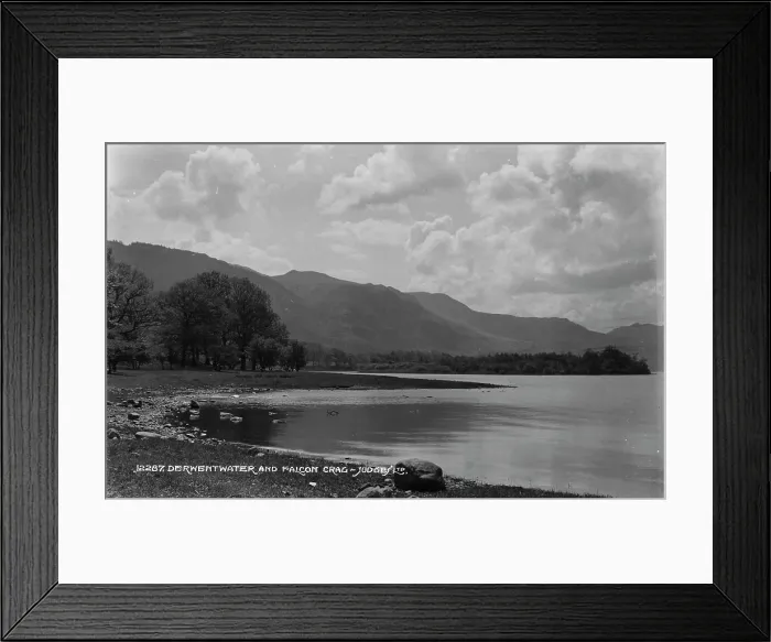 Framed Print : Derwentwater and Falcon Crag Framed Print : Derwentwater and Falcon Crag