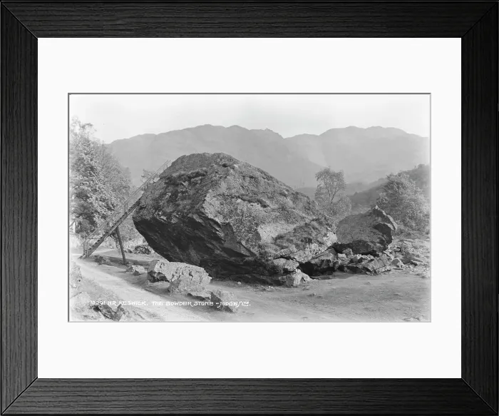 Framed Print : The Bowder Stone Framed Print : The Bowder Stone