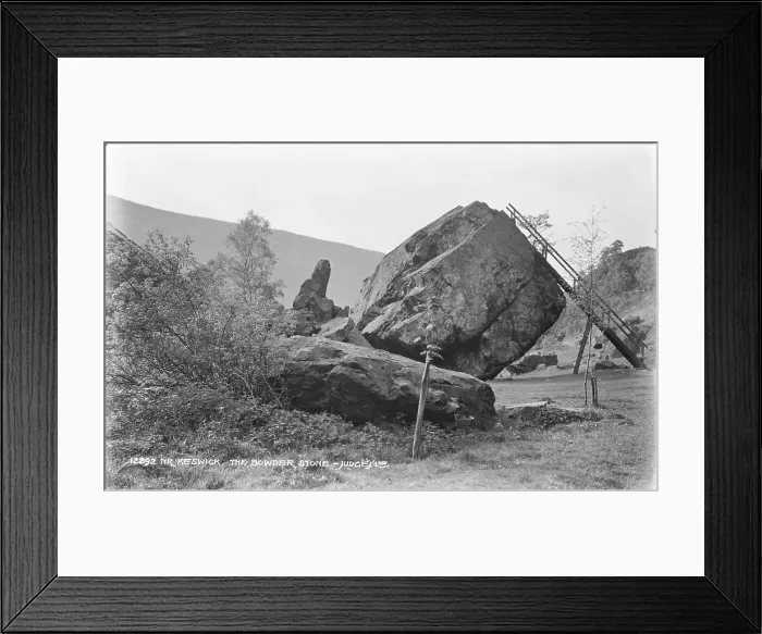 Framed Print : The Bowder Stone Framed Print : The Bowder Stone