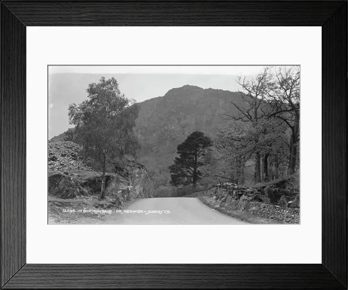 Framed Print : Scenic View in Borrowdale Framed Print : Scenic View in Borrowdale