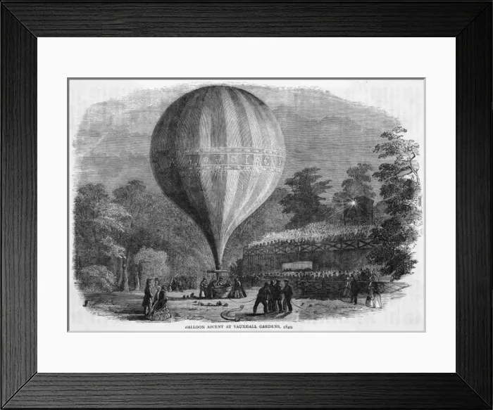 Framed Print : Vauxhall Balloon Framed Print : Vauxhall Balloon