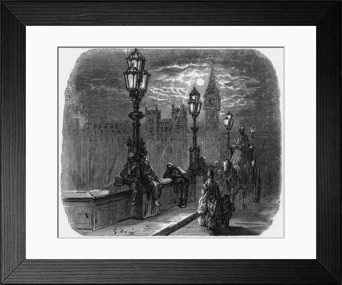 Framed Print : Thames Embankment Framed Print : Thames Embankment