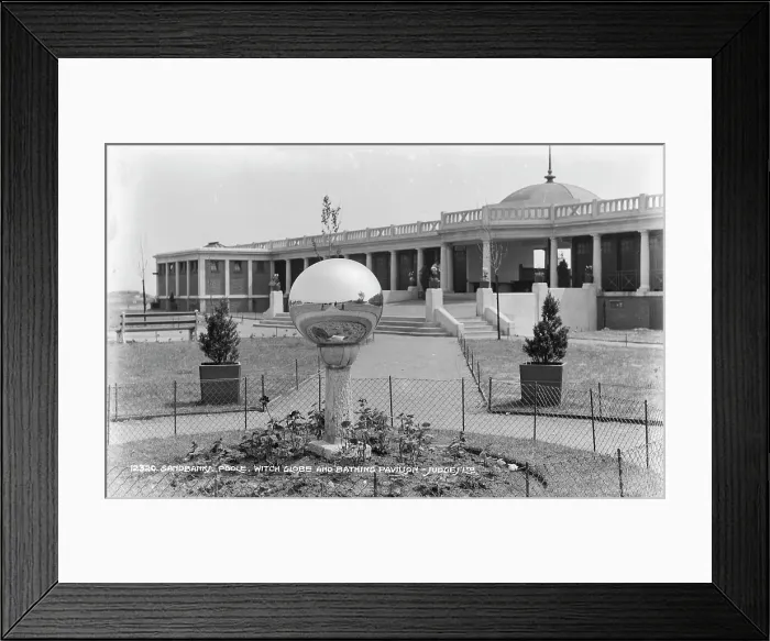 Framed Print : Sandbanks Witch Globe and Bathing Pavilion Framed Print : Sandbanks Witch Globe and Bathing Pavilion