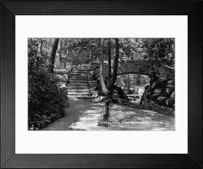 Framed Print : Scenic View of Branksome Chine Framed Print : Scenic View of Branksome Chine