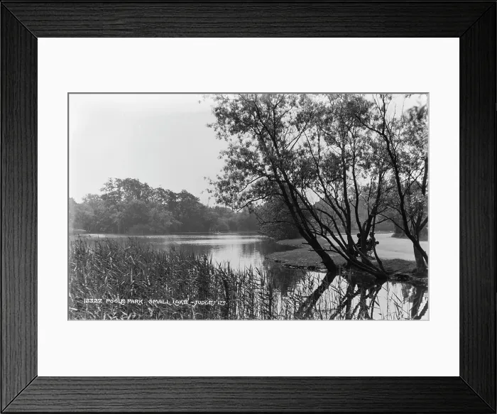 Framed Print : Small Lake in Poole Park Framed Print : Small Lake in Poole Park
