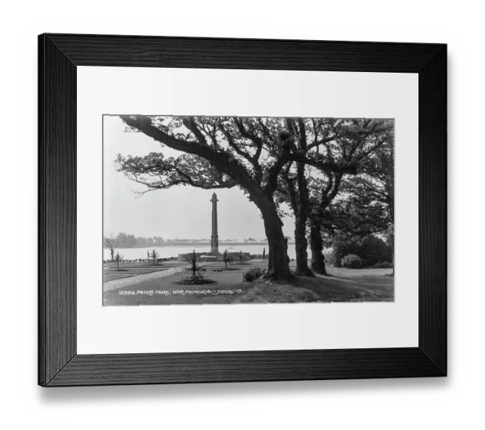 Framed Print : Poole Park War Memorial Framed Print : Poole Park War Memorial