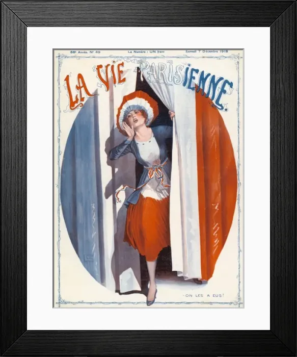 Framed Print : French Woman Shouts Framed Print : French Woman Shouts