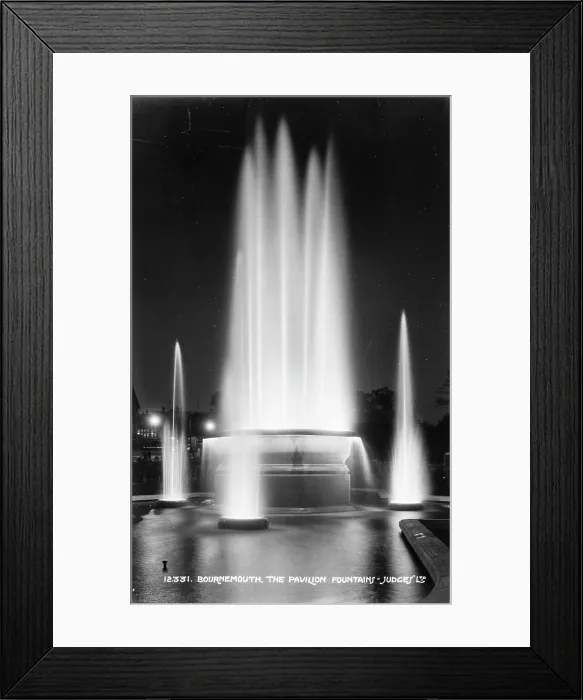 Framed Print : The Pavilion Fountains at Night Framed Print : The Pavilion Fountains at Night