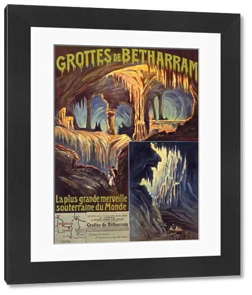 Poster advertising the Betharram Grottos