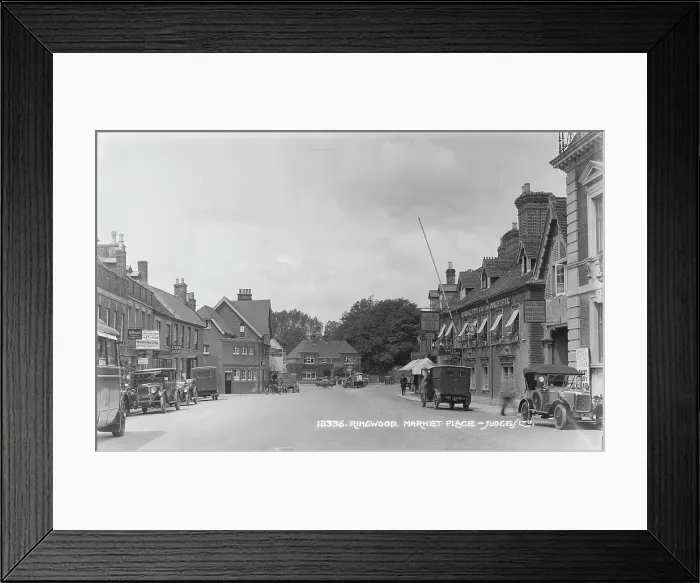 Framed Print : Ringwood Market Place Framed Print : Ringwood Market Place