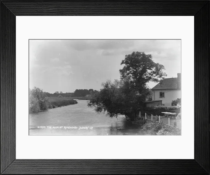 Framed Print : The Avon at Ringwood