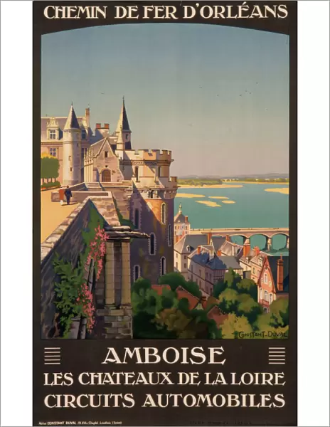 Poster advertising Amboise