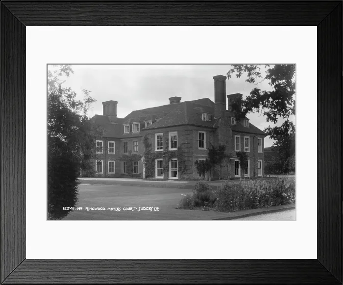 Framed Print : Moyles Court Framed Print : Moyles Court