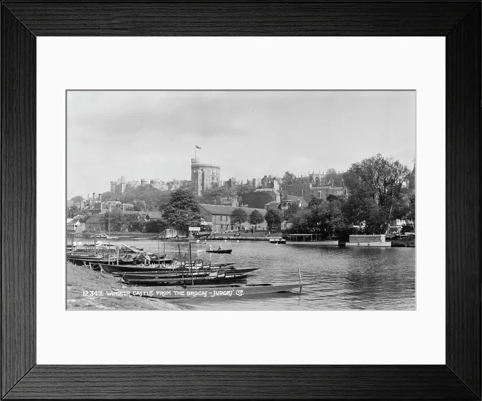 Framed Print : Windsor Castle from The Brocas Framed Print : Windsor Castle from The Brocas