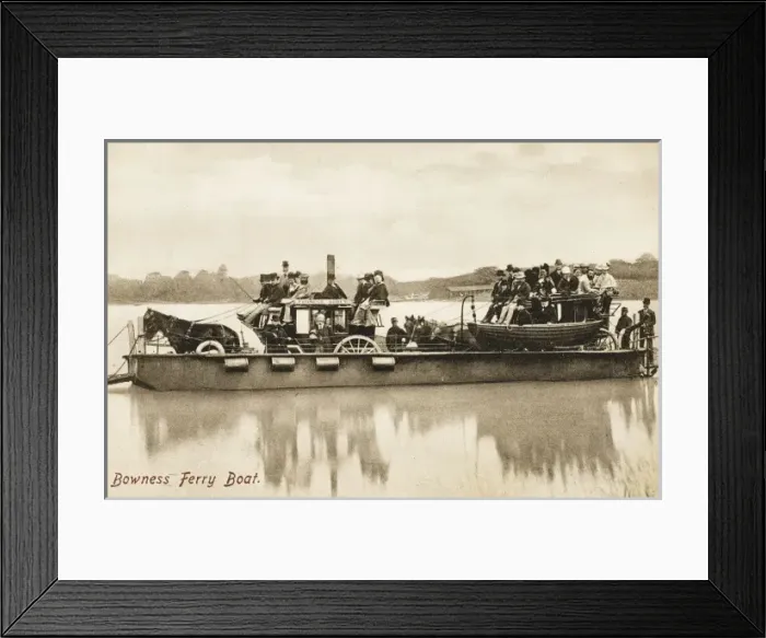 Framed Print : Bowness Ferry Boat Framed Print : Bowness Ferry Boat