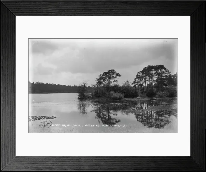 Framed Print : Wisley Hut Pond Framed Print : Wisley Hut Pond