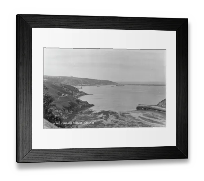 Framed Print : Fishguard Harbour Framed Print : Fishguard Harbour