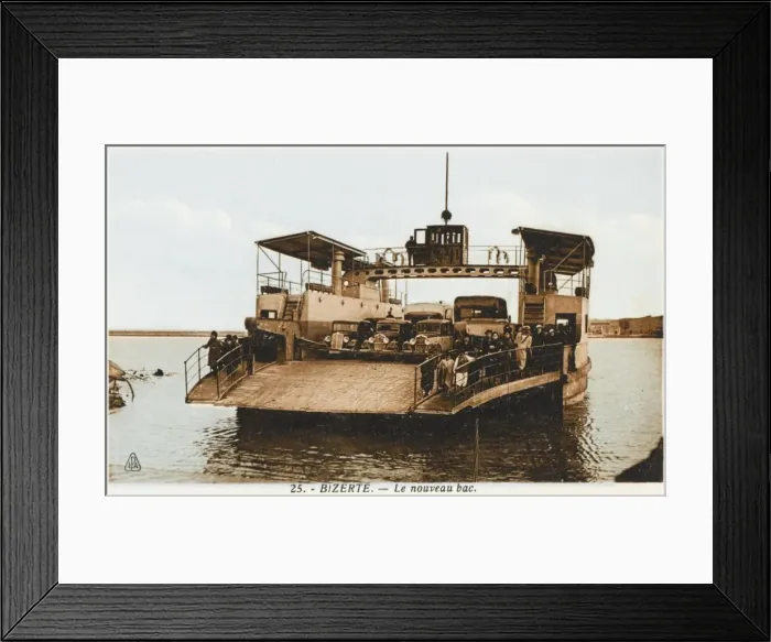 Framed Print : New Ferry at Bizerte, Algeria Framed Print : New Ferry at Bizerte, Algeria