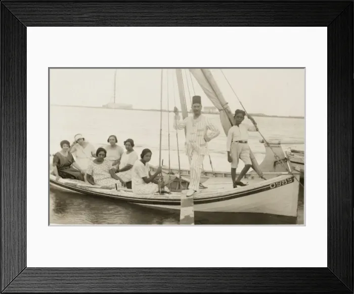 Framed Print : Egypt - Women on a boat trip Framed Print : Egypt - Women on a boat trip