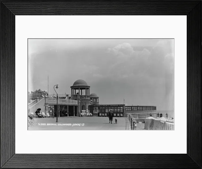 Framed Print : Bexhill Colonnade - Judges Pavilion Framed Print : Bexhill Colonnade - Judges Pavilion