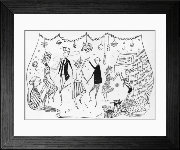 Framed Print : Christmas party Framed Print : Christmas party