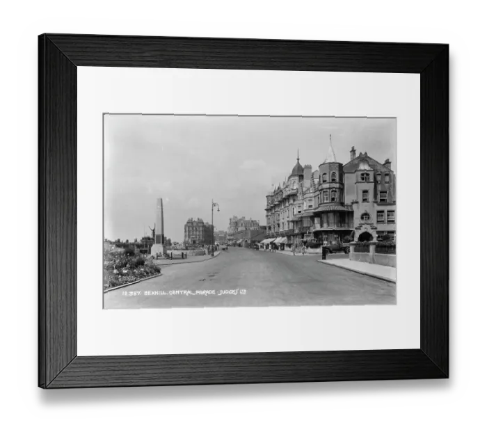 Framed Print : Bexhill Central Parade Framed Print : Bexhill Central Parade