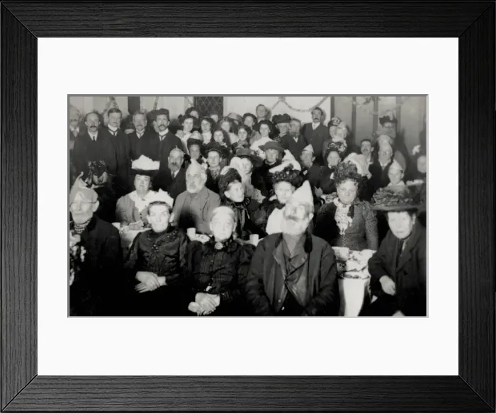 Framed Print : Christmas at Hastings Union Workhouse, Sussex Framed Print : Christmas at Hastings Union Workhouse, Sussex