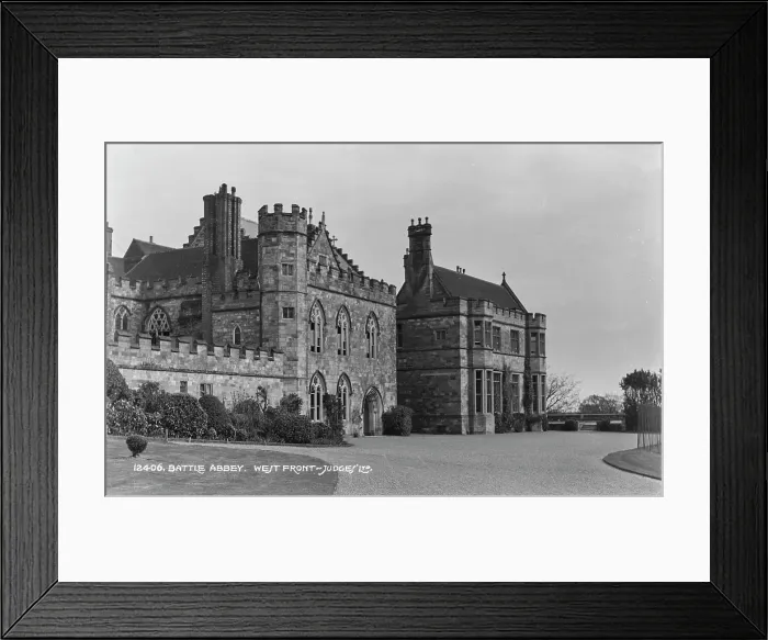 Framed Print : Battle Abbey - West Front Framed Print : Battle Abbey - West Front