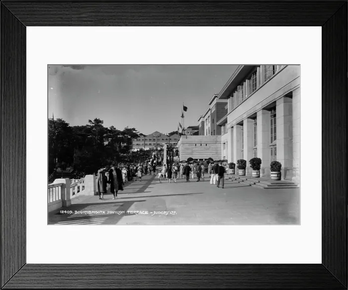 Framed Print : Bournemouth Pavilion Terrace Framed Print : Bournemouth Pavilion Terrace