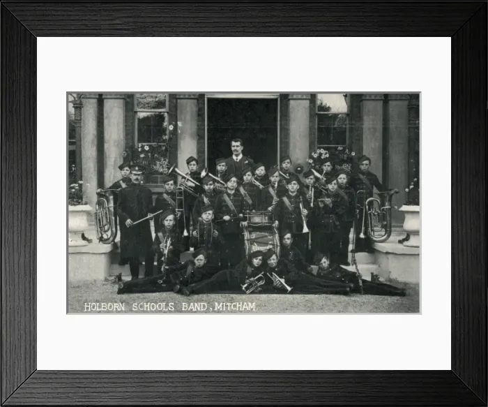 Framed Print : Holborn Schools Band, Mitcham, Surrey Framed Print : Holborn Schools Band, Mitcham, Surrey
