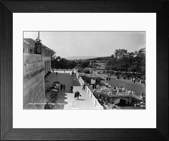 Framed Print : Bournemouth Pavilion Terrace Framed Print : Bournemouth Pavilion Terrace
