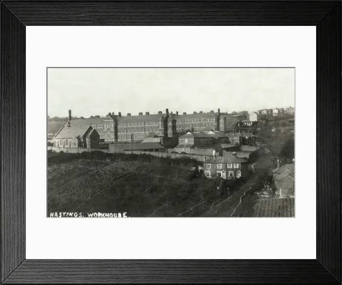 Framed Print : Union Workhouse, Hastings, Sussex Framed Print : Union Workhouse, Hastings, Sussex