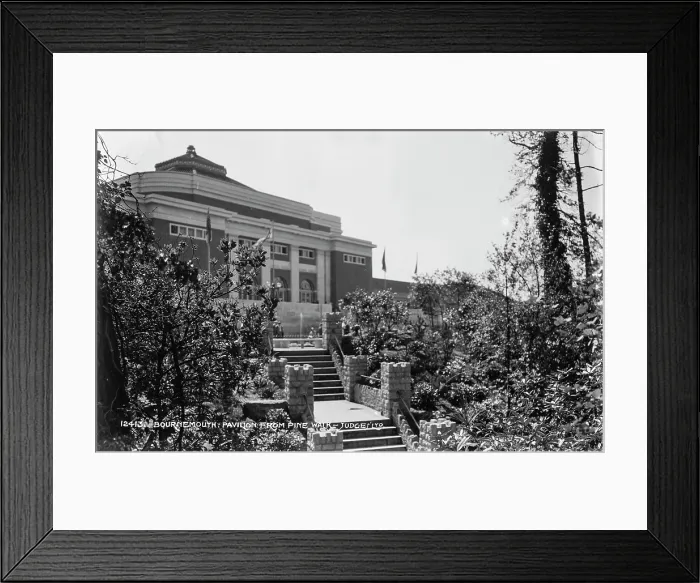 Framed Print : Bournemouth Pavilion from Pine Walk Framed Print : Bournemouth Pavilion from Pine Walk