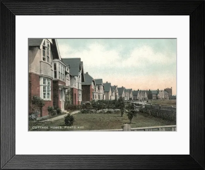 Framed Print : Newcastle-upon-Tyne Cottage Homes, Ponteland Framed Print : Newcastle-upon-Tyne Cottage Homes, Ponteland