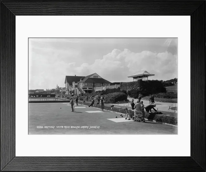 Framed Print : Bowling at White Rock Framed Print : Bowling at White Rock