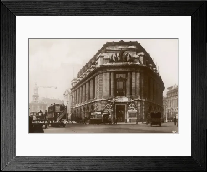 Framed Print : Australia House c. 1920 Framed Print : Australia House c. 1920
