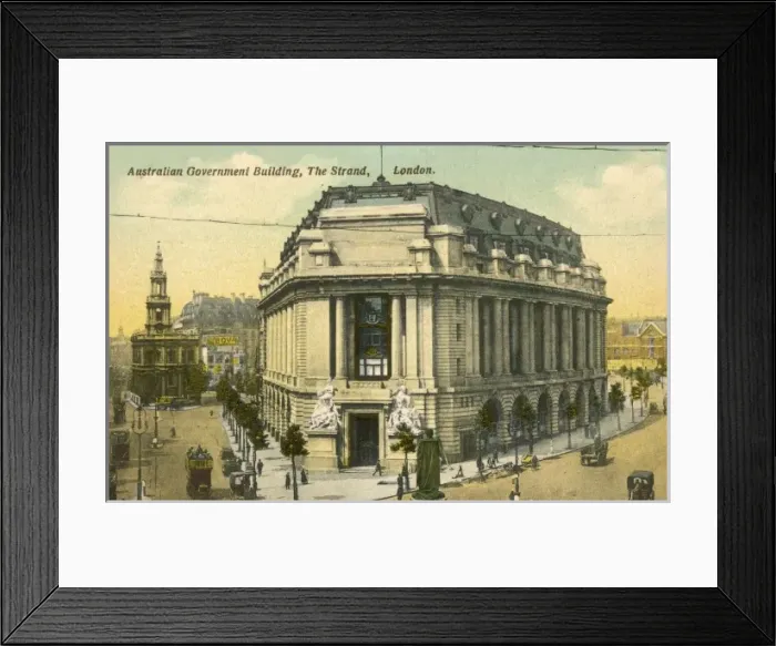 Framed Print : Australia House c. 1920 Framed Print : Australia House c. 1920