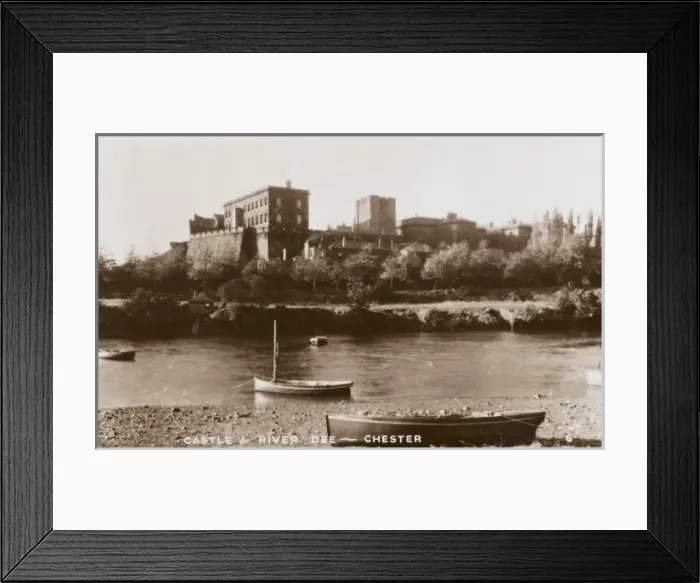 Framed Print : Castle and the River Dee at Chester Framed Print : Castle and the River Dee at Chester