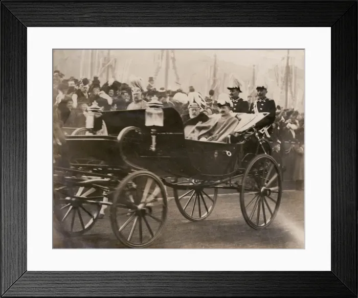 Framed Print : Edward VII and Wilhelm II in Berlin Framed Print : Edward VII and Wilhelm II in Berlin