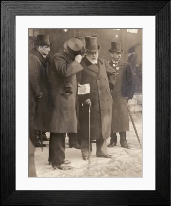 Framed Print : Edward VII at the Smithfield Show Framed Print : Edward VII at the Smithfield Show