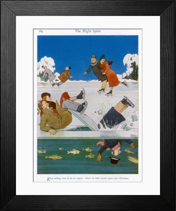 Framed Print : The Right Spirit by William Heath Robinson Framed Print : The Right Spirit by William Heath Robinson