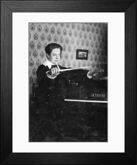 Framed Print : Moritz Lutzen, musical prodigy Framed Print : Moritz Lutzen, musical prodigy