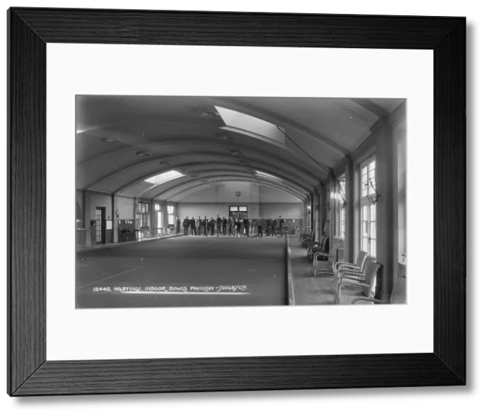 Framed Print : Indoor Bowls Pavilion in Hastings Framed Print : Indoor Bowls Pavilion in Hastings