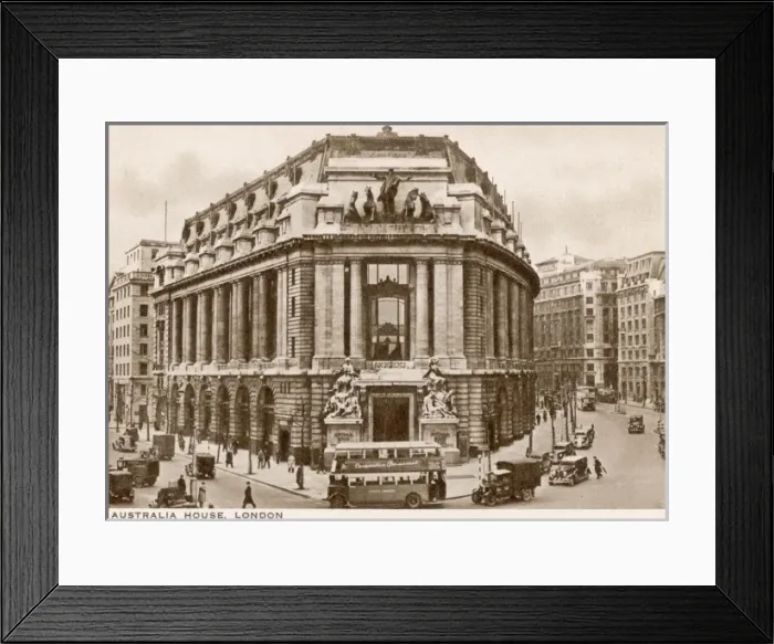 Framed Print : Australia House c. 1920 Framed Print : Australia House c. 1920