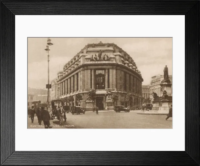 Framed Print : Australia House c. 1920 Framed Print : Australia House c. 1920