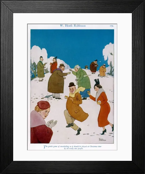 Framed Print : The Right Spirit by William Heath Robinson Framed Print : The Right Spirit by William Heath Robinson